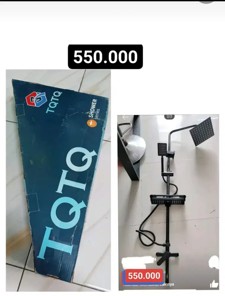 Kran panas dingin shower