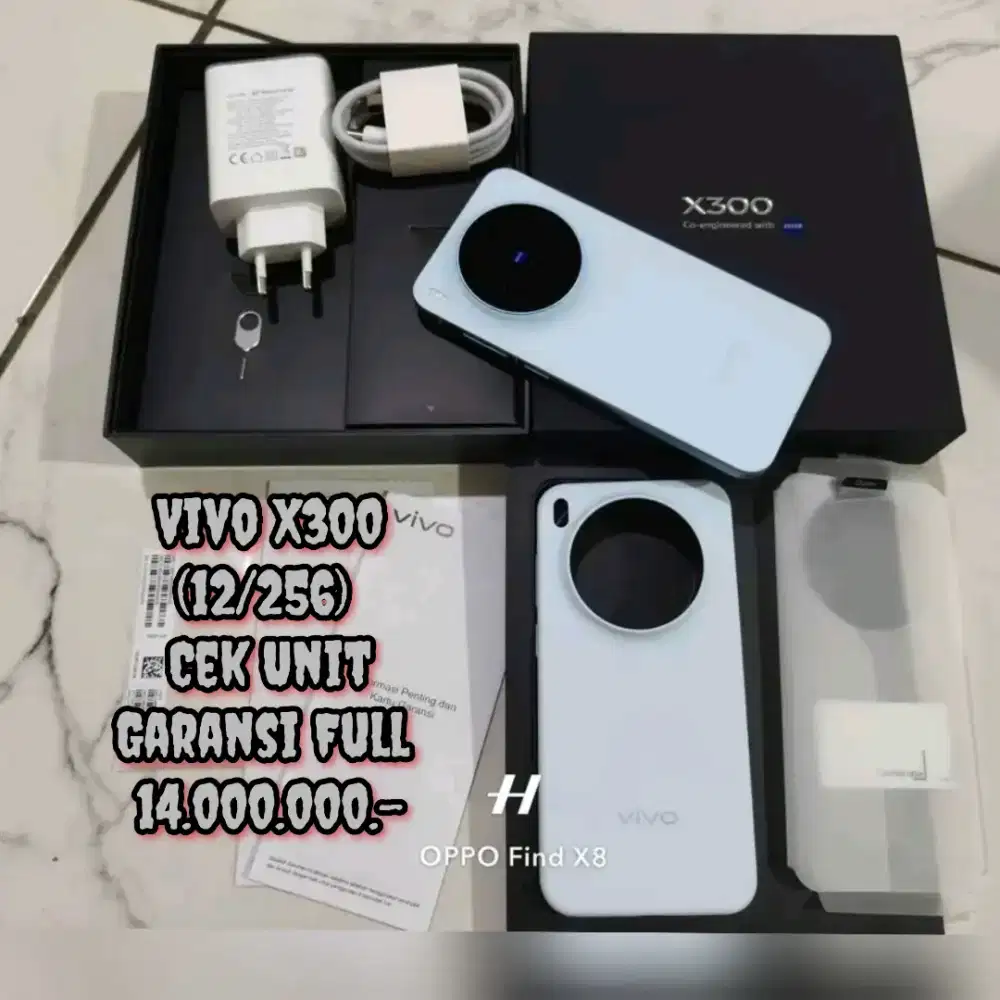Vivo X300 (12/256) Cek Unit