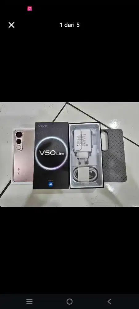 Vivo v 50 lite 4G ram 8+8/128 gb