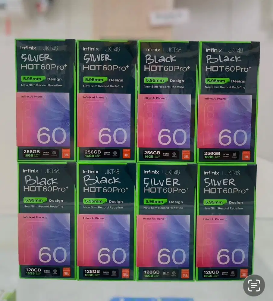 Baru ...Infinix Hot 60 Pro+ 8/256 Grs Resmi (Warna : Black,Silver)
