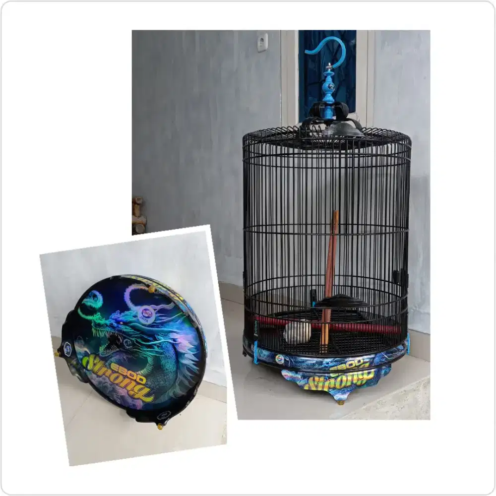 BARU...  Sangkar Bambu
Tebok  PVC / Fiber,  Diameter 57 cm