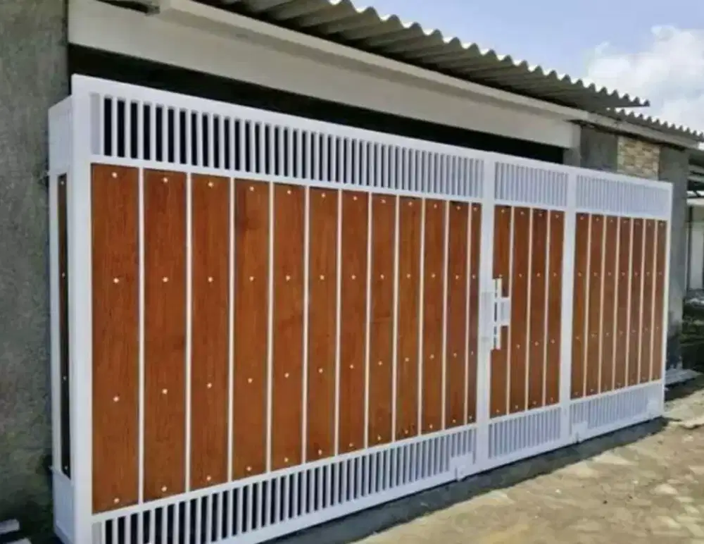 Pintu Pagar Dorong,  Lipat, Sliding Murah