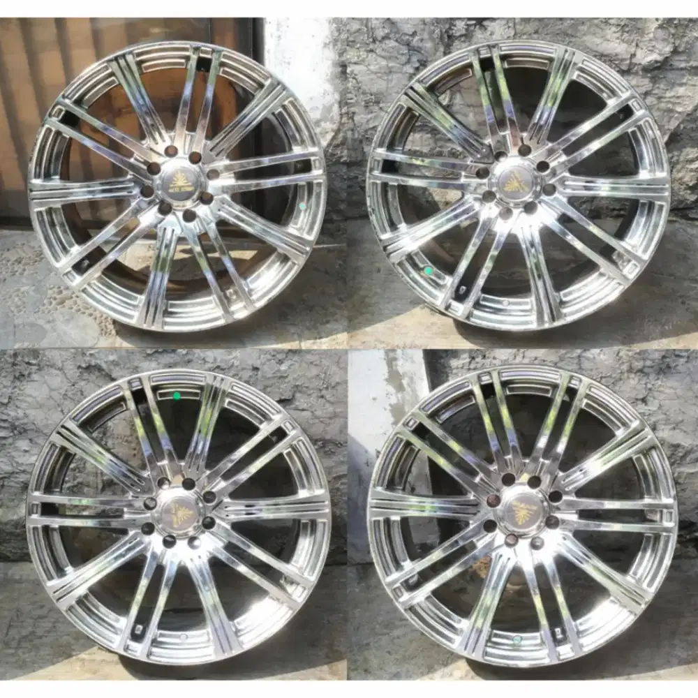 Velg Pelek Mobil Bekas R17 4x100 dan 4x114,3 Lebar 7,5 ET 42