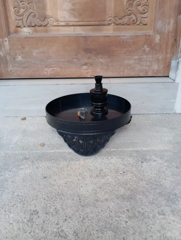 BARU Tebok Plastik + Pion + Klem, Kandang Besi BESAR, Diameter 33 cm