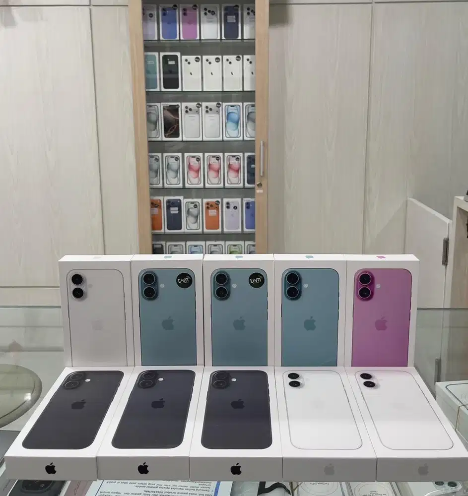 Baru...IPhone 16 128Gb Grs Resmi (Warna : Black,White,Blue,Teal)