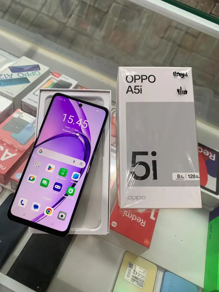 Oppo A5i 4/128 fullshet ori segel pemakaian 2bulan