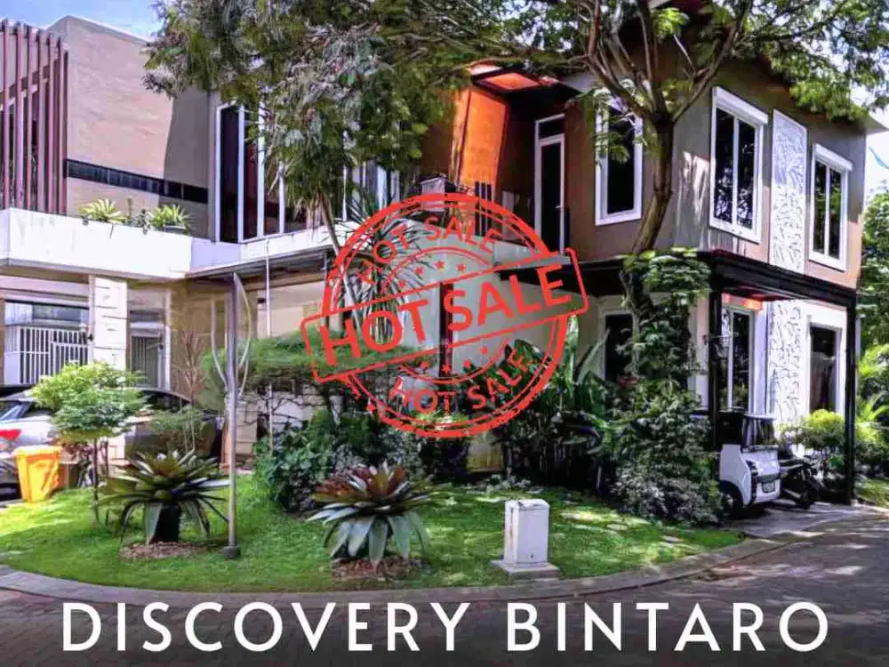 Dijual Rumah Hoek Paling Murah Mewah 5 Langkah Ke Tol, 5 Langkah Ke Rs Pondok Indah, 5 Langkah ke Fresh Market, Lokasi di Discovery Bintaro Jaya Sektor 9 Tangsel