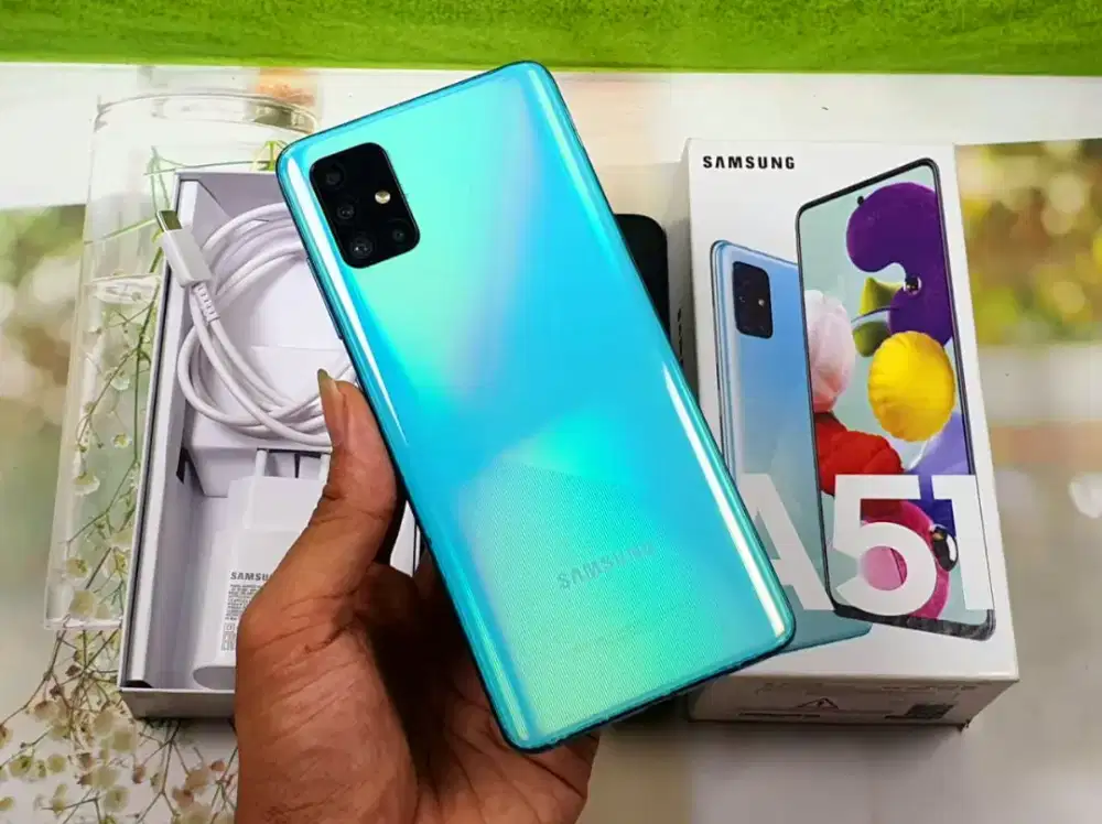 Samsung Galaxy A51 NFC 8/256 mulus fullset Resmi SEIN