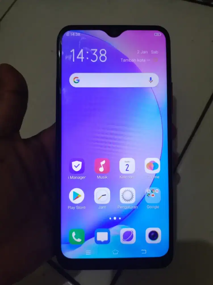 Vivo Y12  8/256  minus retak tp ga ngaruh sentuhan normal nokendala