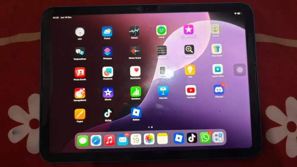 Apple ipad gen11 blue 64gb garansi on