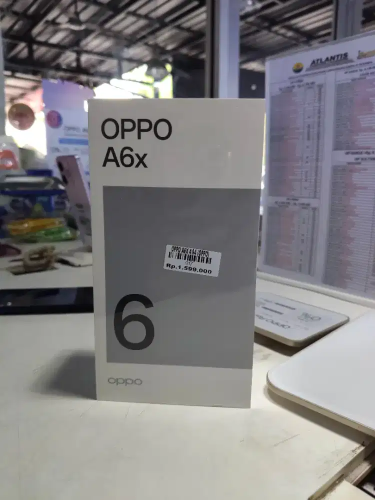 Oppo A6x garansi resmi 1tahun Atlantis dahsyat