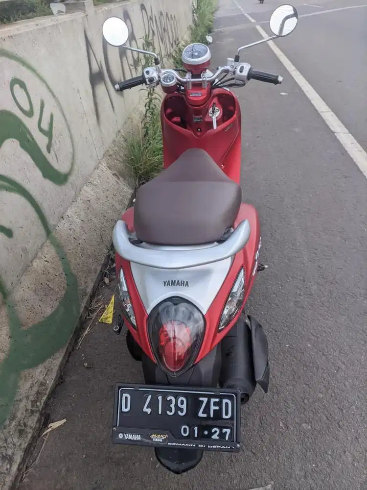 Yamaha mio fino grande merah doff