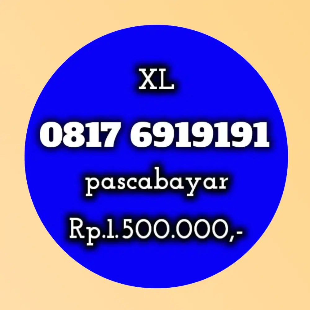nomor cantik koleksi XL 6919191