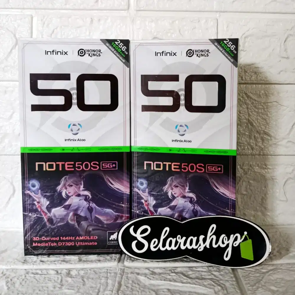 INFINIX NOTE 50s 5G+ 8/256 BARU GARANSI RESMI
