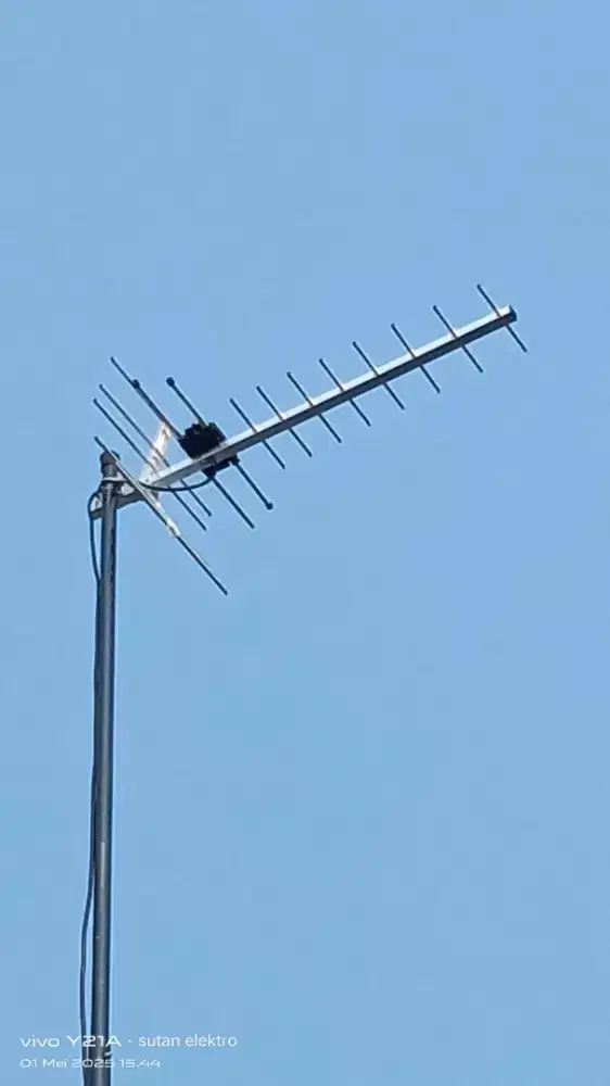 Tes pemasangan Antenna tv digital dijamin bagus siaran