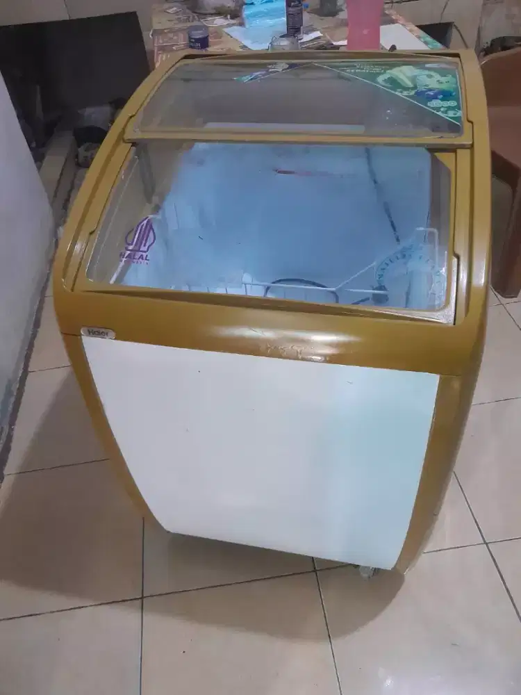 Freezer Sliding Kaca HAIER 162 Liter