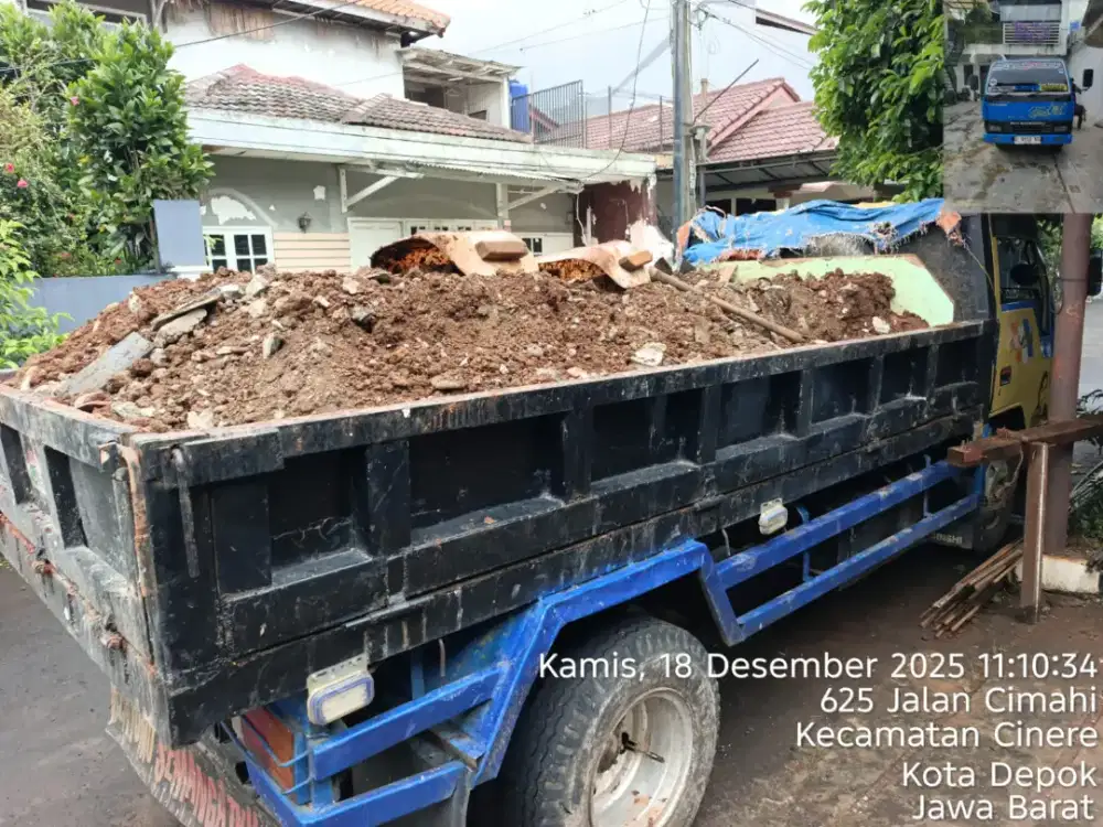 Jasa buang puing dan angkut sampah