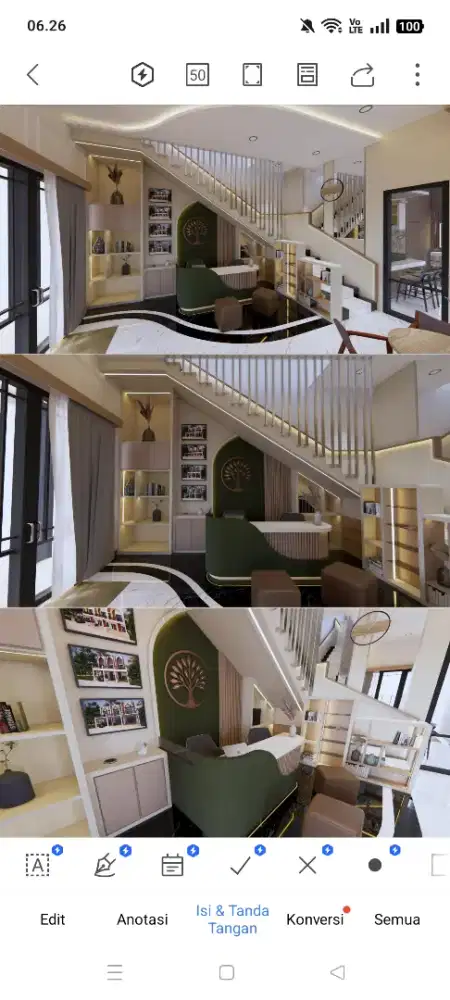 Tersedia custom desain interior