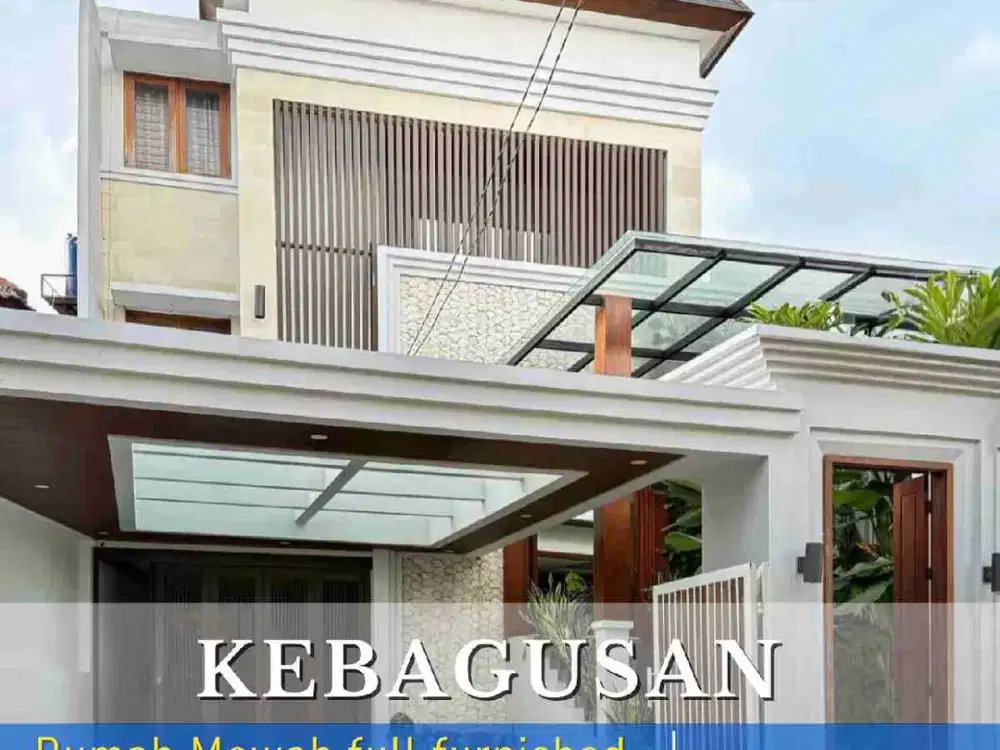 DIJUAL RUMAH MEWAH DALAM KOMPLEK FULL FURNISHED DI KEBAGUSAN JAKARTA SELATAN