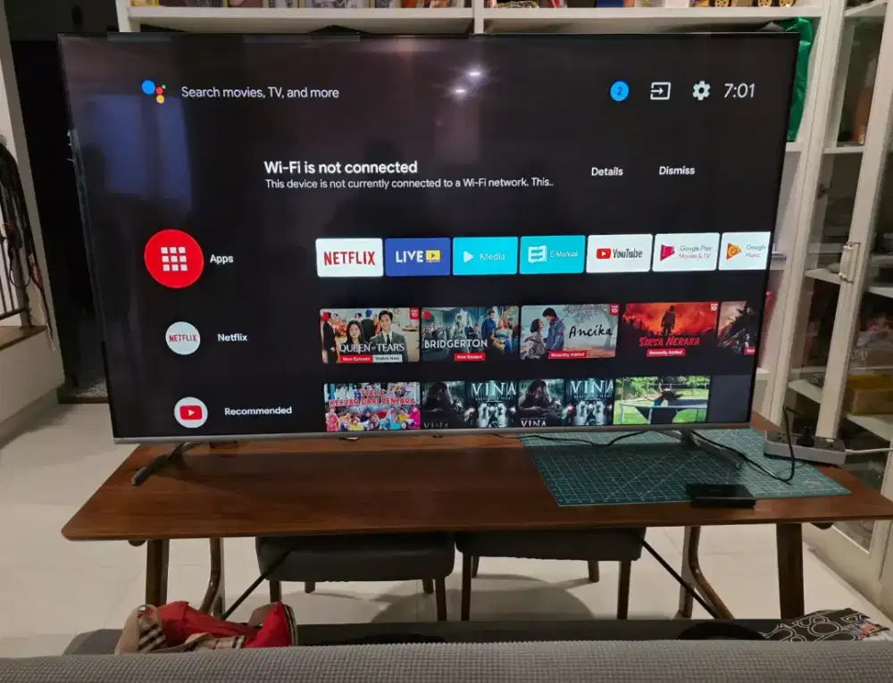 LED TV Android 65 inch Coocaa 4K ultra hd barunya 9jt