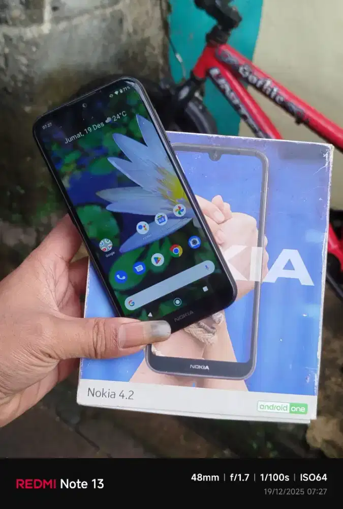 Nokia 4.2 ram 3/32 orian retak sehelai