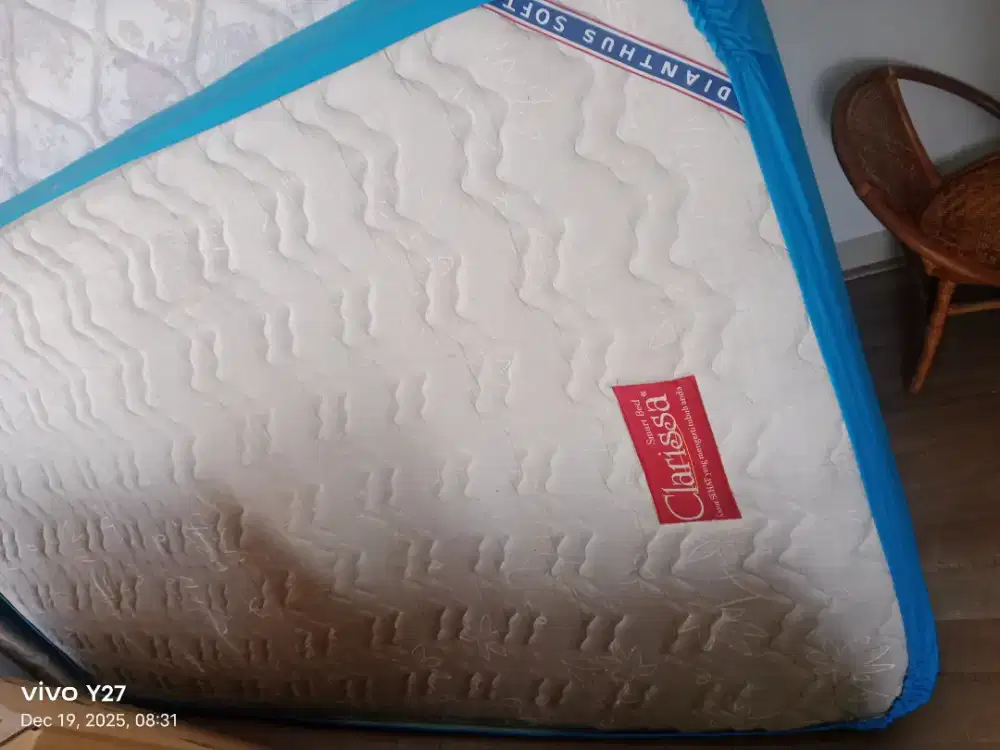 Bed frame ranjang single plus matras