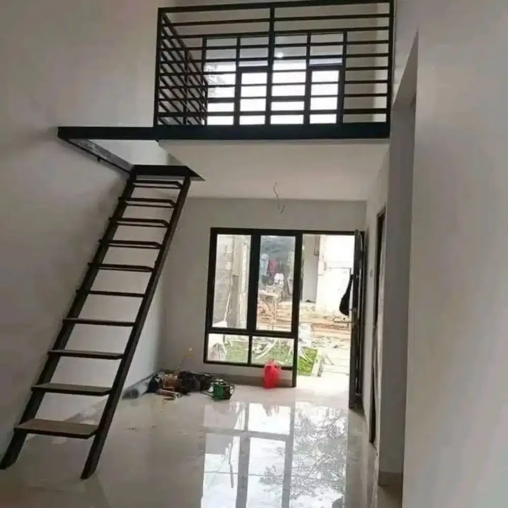 Mezanine ruang tambahan Indor outdoor mezanine balkon rangka hollow