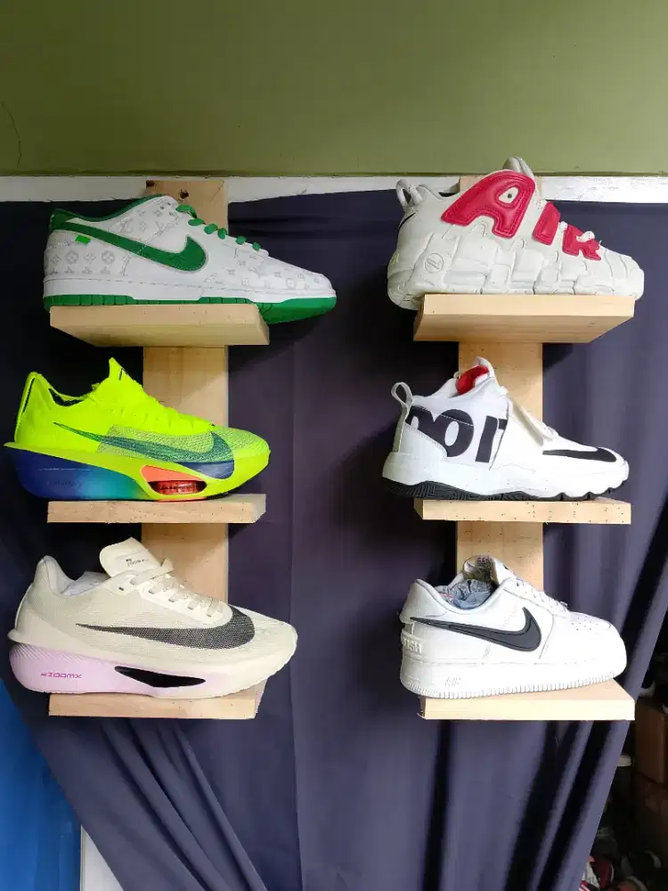 Sepatu second branded berbagai size dan brand