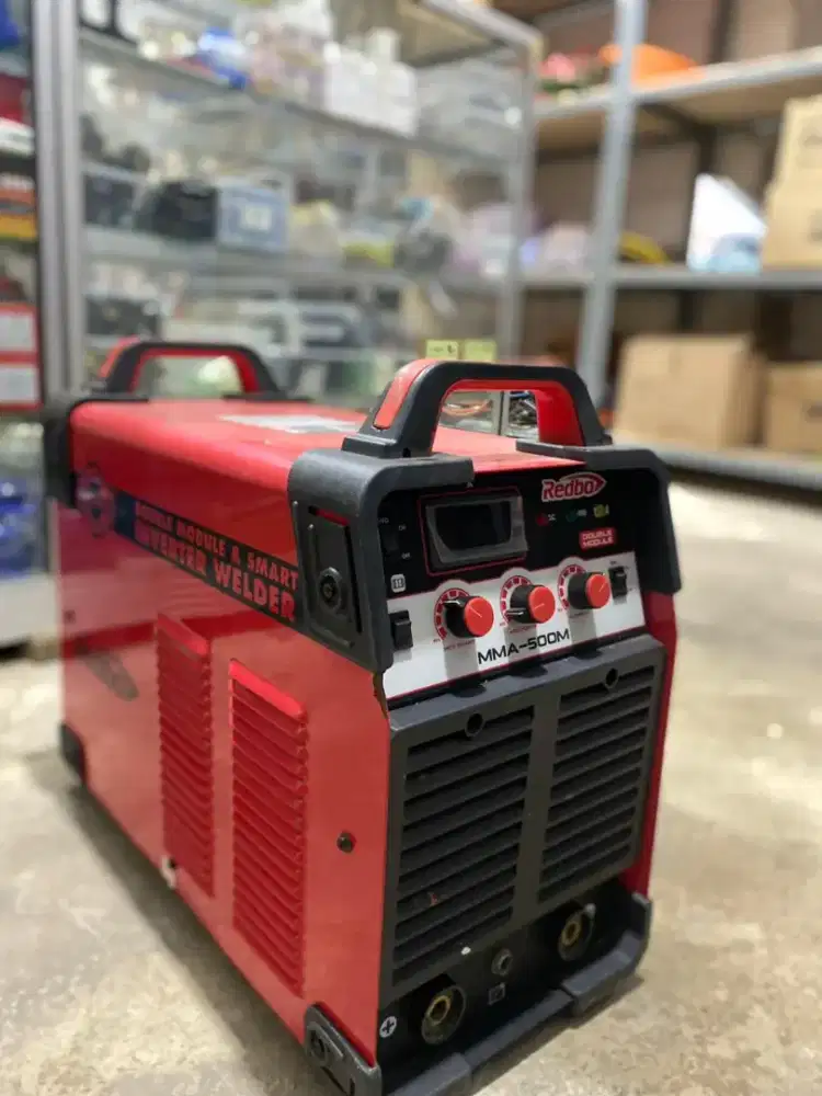 MESIN LAS BEKAS MMA 500A REDBO BEKAS SMAW STIK INVERTER SECOND 3 PHASE
