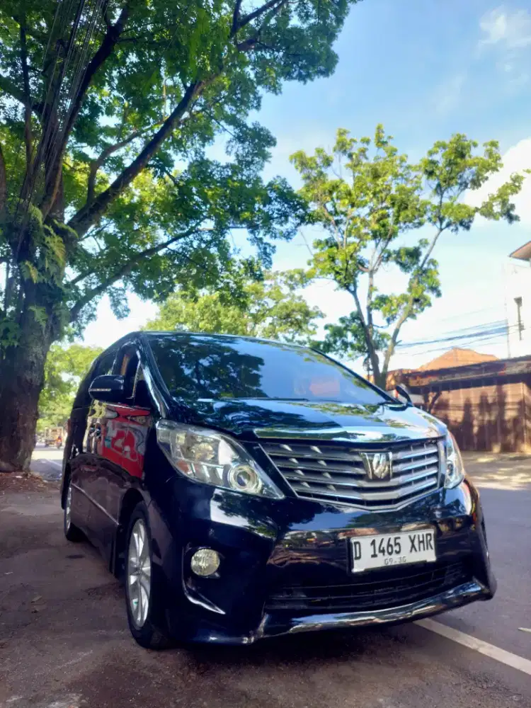 Toyota alphard G at  2010 hitam