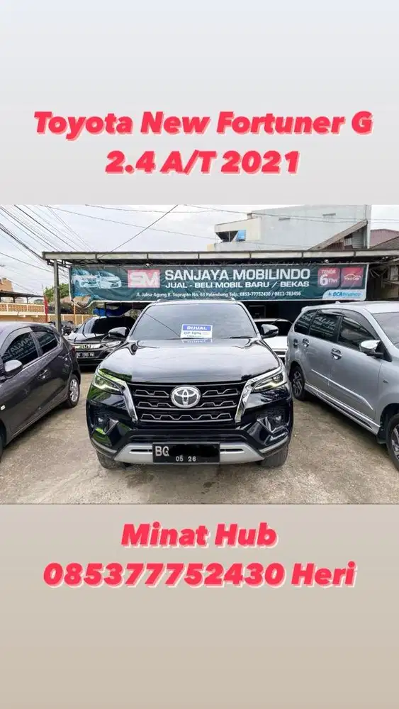 [Km 27rb]Fortuner G 2.4 A/T 2021/2022