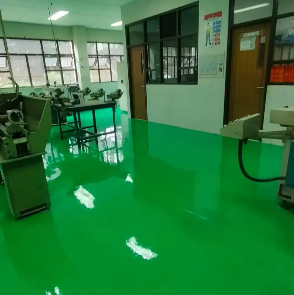 Epoxy lantai cocok untuk gudang|pabrik| & komersial