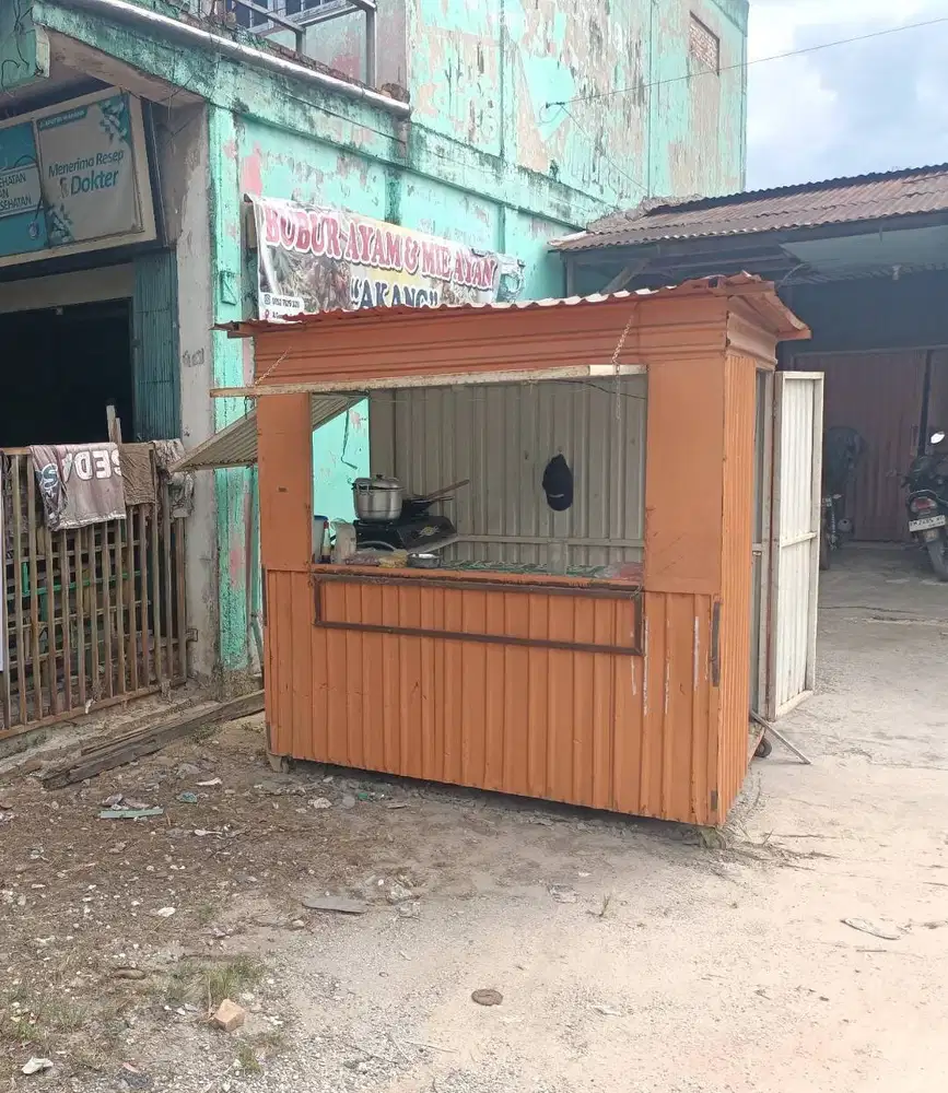 DIJUAL  Booth Container 2.5 x 1 Meter | KM 6 Pekanbaru - Rimbo Panjang