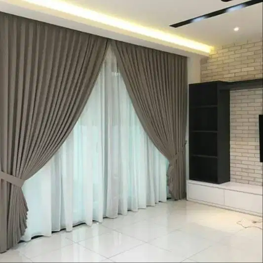 Penyedia Gorden Blackout Pasang Skat Klinik Hordeng Gordyn Vitrase