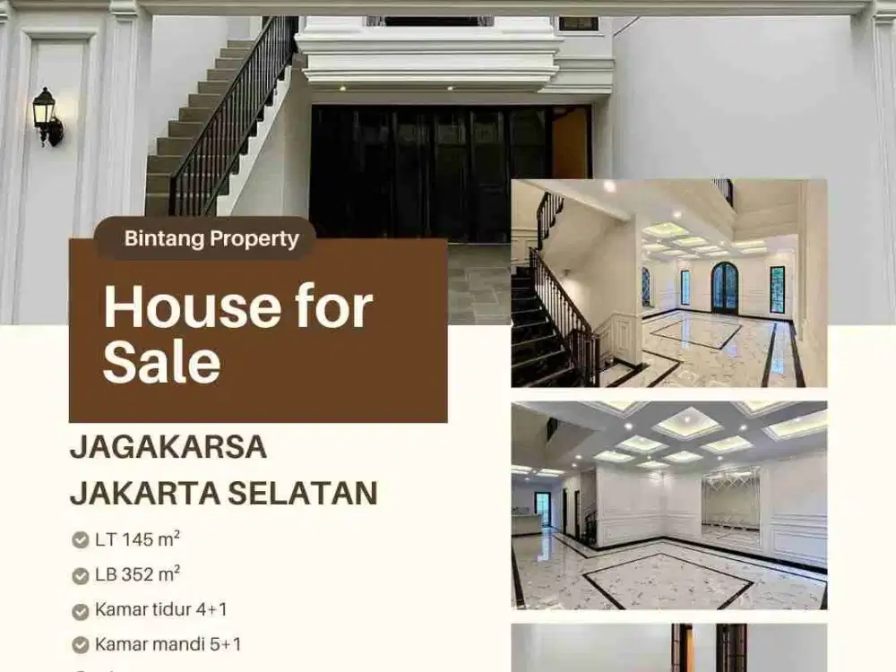 DIJUAL RUMAH DENGAN KOLAM RENANG DI JAGAKARSA JAKARTA SELATAN MASIH NEGO