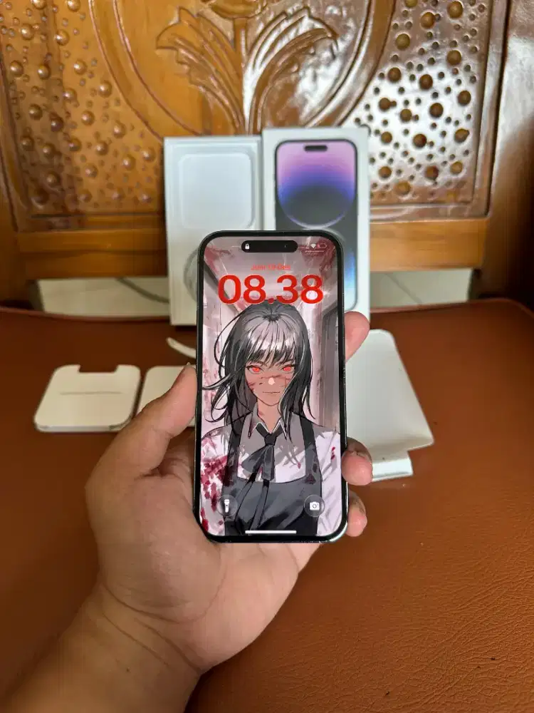 iPhone 14 Pro Deep Purple 128 GB Ex Ibox Resmi