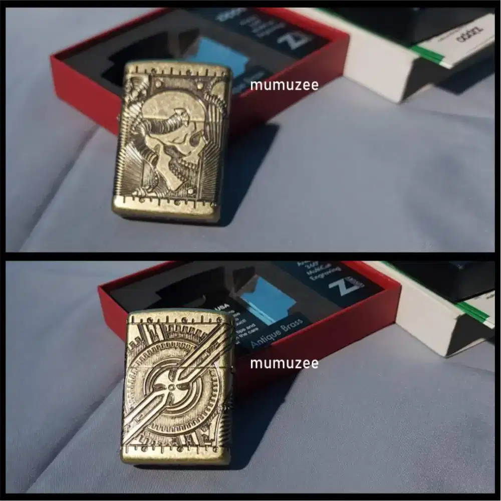 ZIPPO ORIGINAL STEAMPUNK RARE BONUS ISTIMEWA
