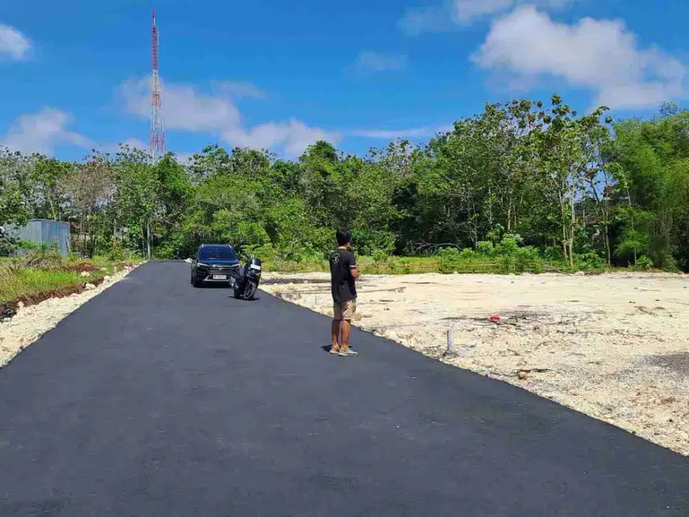 dijual tanah plot Kecil 2,70 are & 3 are IDR 400 juta /are  kawasan poltekpar Bali STP nusa dua