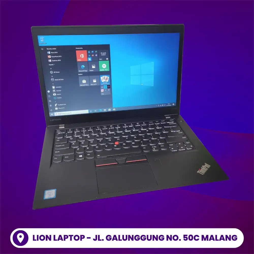 RAM 8GB SSD 256GB Core i7 SLIM Lenovo Thinkpad T470s [19|12]