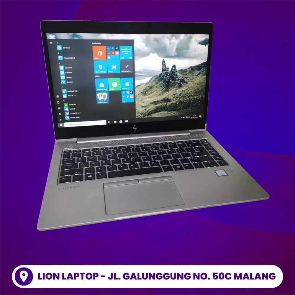 Core i5 Gen 8 RAM 8GB SSD 256GB HP Elitebook 840 G5 [19|12]