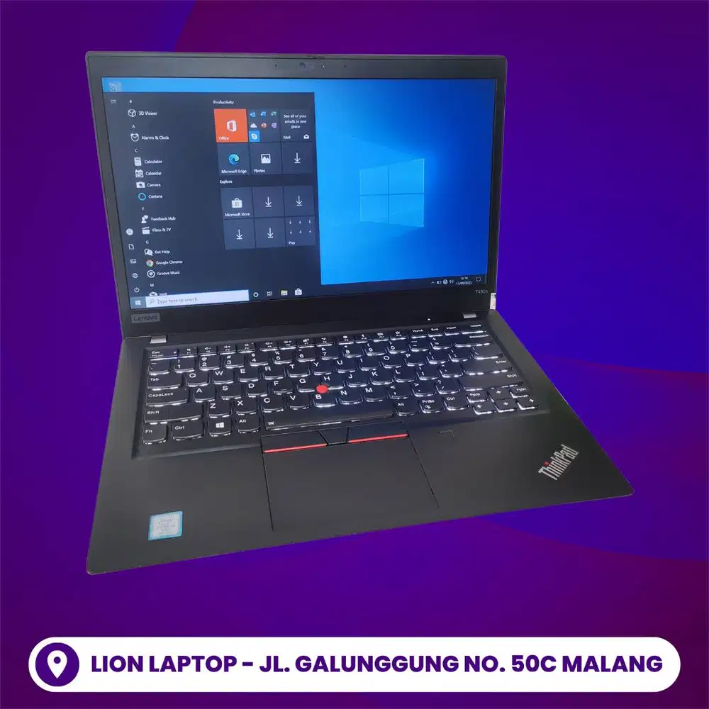 RAM 16GB SSD 512GB Core i5 Slim Lenovo Thinkpad T490s [19|12]