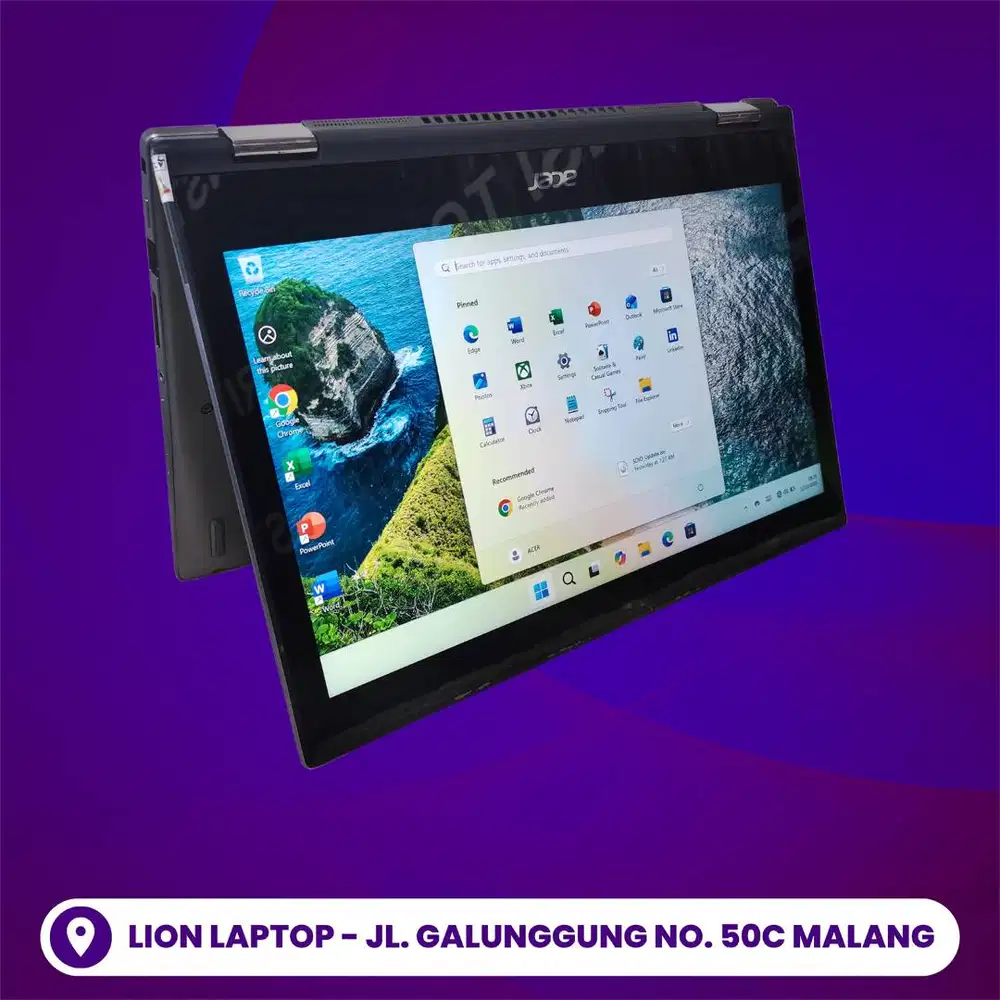 2 in 1 Flip Core i5 Gen 8 8/256 Acer Spin SP513-52N [19|12]