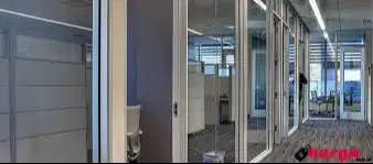 Pasang Partisi Kantor Pakai Kusen Aluminium - Alumunium - Gypsum - GRC