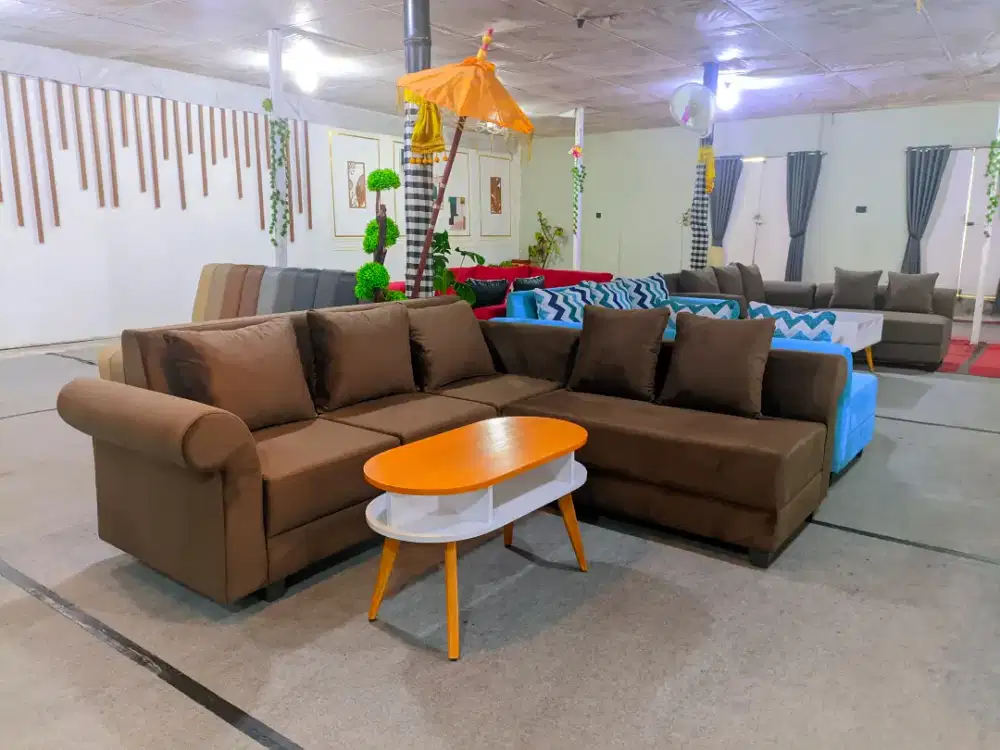 Sofa L natasha mekar. Cover budru