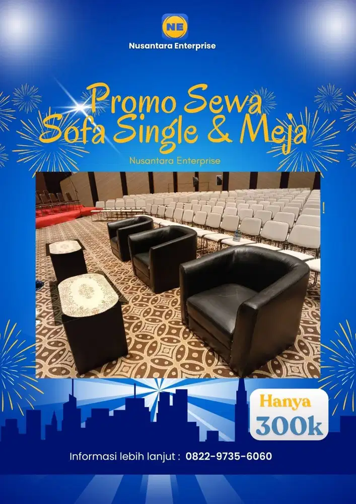 Penyediaan Sofa Single + Meja