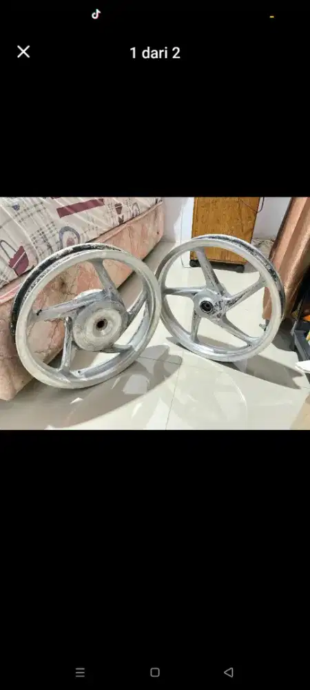 Djual velg racing beat karbu