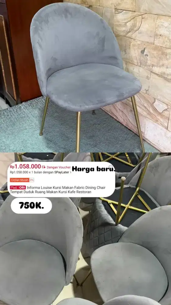 Bangku suede informa