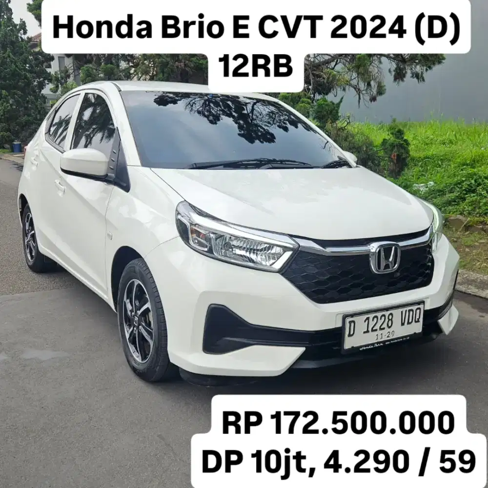 Like New KM 12rb.. Honda Brio E CVT 2024 (D)