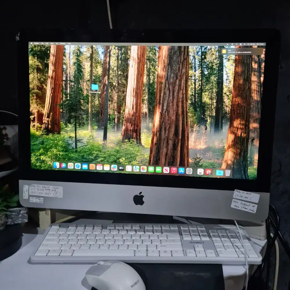 iMac 2019 4K 3.6Ghz Retina Minus Retak Pojok RAM 8/1Tb