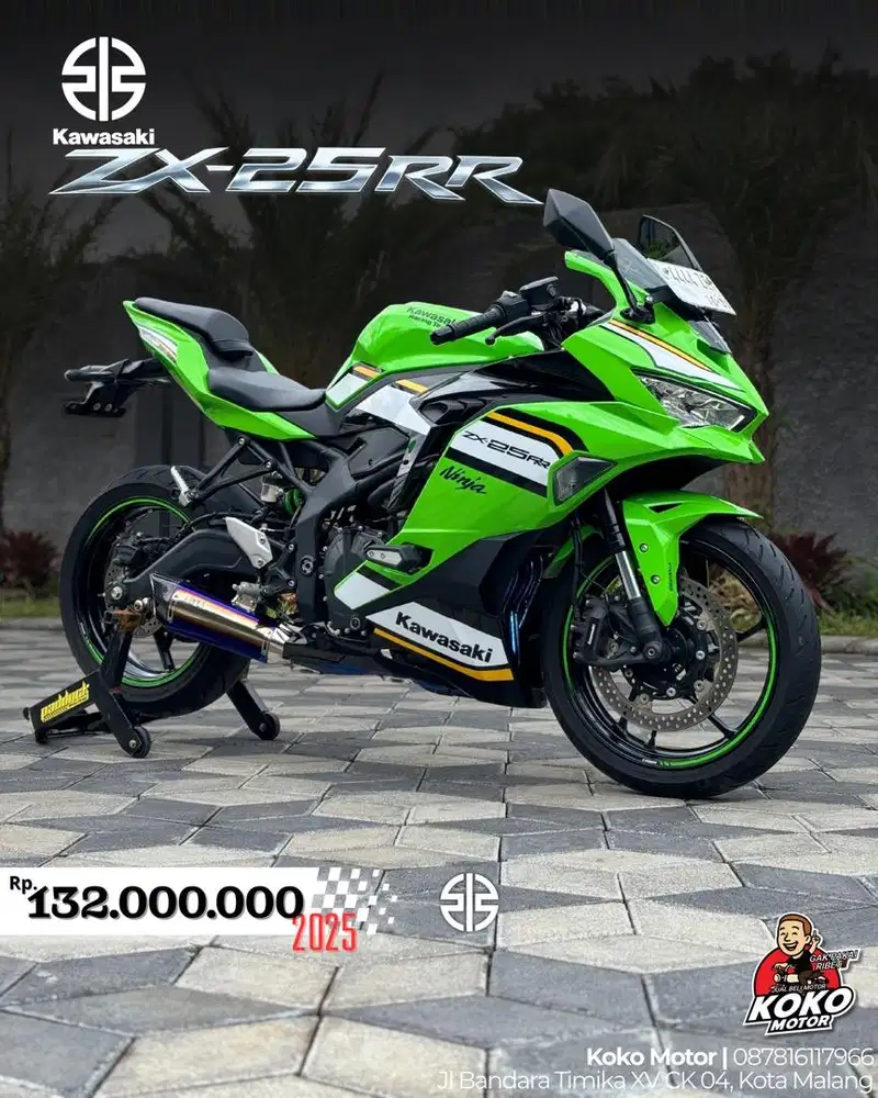 Kawasaki ZX 25RR ABS TFT 2025 KRT Muffler YoshimuraLike New Koko Motor